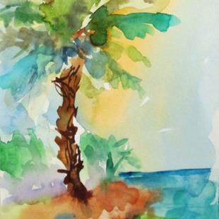 Art: Island Palms by Artist Delilah Smith