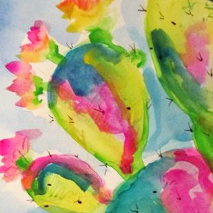 Art: Prickly Pear No. 3 by Artist Delilah Smith