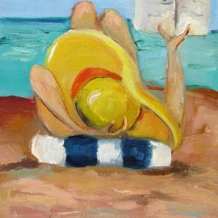 Art: Beach Read by Artist Delilah Smith