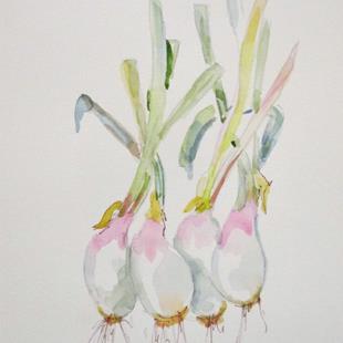 Art: Bunch of Onions by Artist Delilah Smith