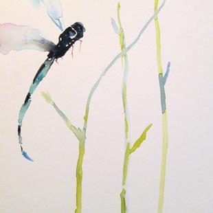 Art: Dragonfly No. 11 by Artist Delilah Smith
