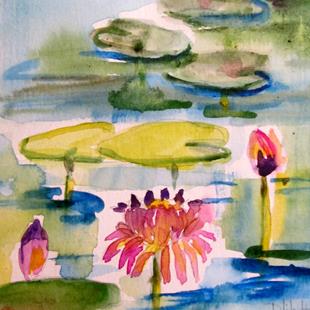Art: Lily Pond No. 10 by Artist Delilah Smith