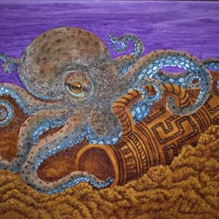Art: Octopus's Garden by Artist Jackie K. Hixon