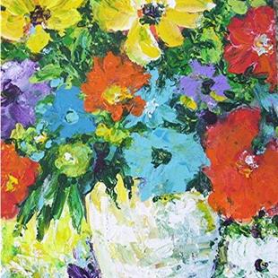 Art: Fresh Bouquet - sold by Artist Ulrike 'Ricky' Martin