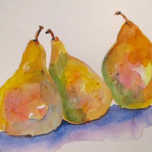 Art: Fancy Pears by Artist Delilah Smith