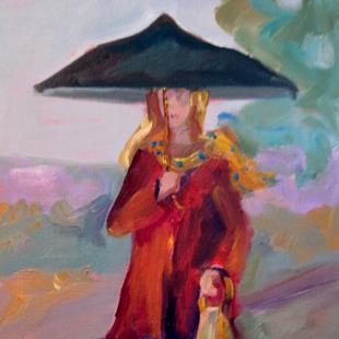Art: Umbrella Day by Artist Delilah Smith