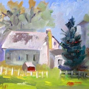 Art: Farm House by Artist Delilah Smith