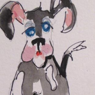 Art: Spotted Dog by Artist Delilah Smith
