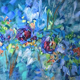 Art: Flowers Beckoned - Spring in Your Step series - Sold by Artist Dana Marie