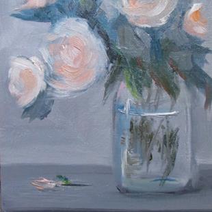 Art: Roses in a Jar No. 2 by Artist Delilah Smith