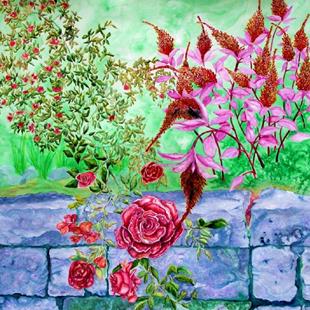 Art: The Rose and the Amaranth by Artist Lisa Morgan