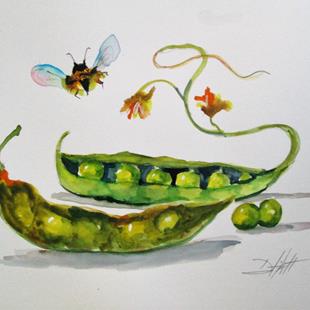 Art: Peas in a Pod by Artist Delilah Smith