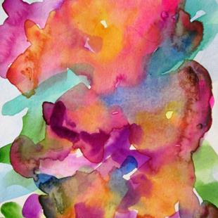 Art: Abstract Flower Garden by Artist Delilah Smith