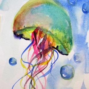 Art: Jellyfish No. 8 by Artist Delilah Smith