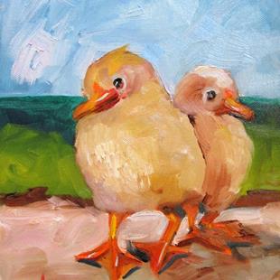 Art: Ducks by Artist Delilah Smith