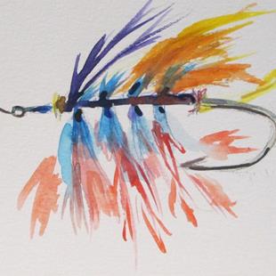 Art: Fishing Lure No 10 by Artist Delilah Smith