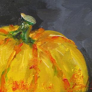 Art: Yellow Pumpkin by Artist Delilah Smith