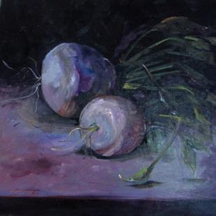 Art: Turnip Still Life No.2 by Artist Delilah Smith