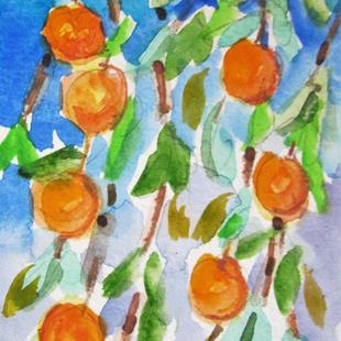 Art: Orange Tree by Artist Delilah Smith