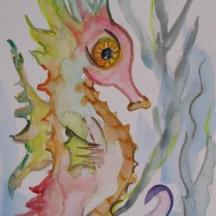 Art: Little Seahorse by Artist Delilah Smith