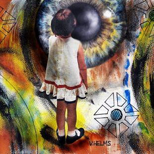 Art: The Eye That Blinks by Artist Vicky Helms