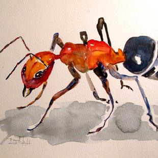 Art: Red Ant by Artist Delilah Smith