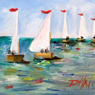 Art: Sailing by Artist Delilah Smith
