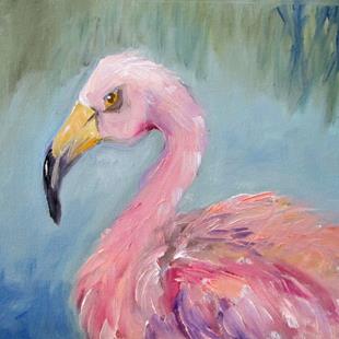 Art: Flamingo No.28 by Artist Delilah Smith