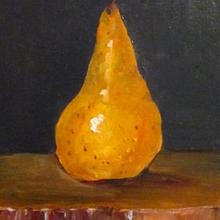 Art: Bosc Pear by Artist Delilah Smith