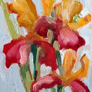 Art: Colorful Iris No. 2 by Artist Delilah Smith