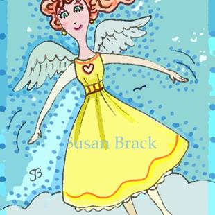 Art: I CAN FLY Angel by Artist Susan Brack