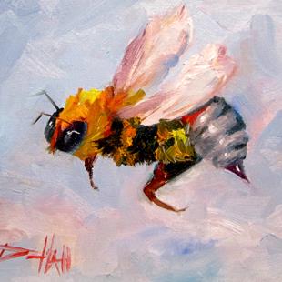 Art: Bumble Bee by Artist Delilah Smith