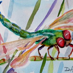 Art: Dragonfly No.18 by Artist Delilah Smith