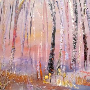 Art: Winter Trees by Artist Delilah Smith