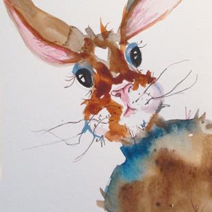 Art: Rabbit No. 12 by Artist Delilah Smith