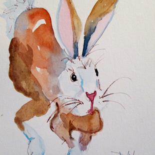 Art: Rabbit No. 13 by Artist Delilah Smith