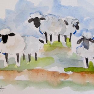 Art: Sheep No. 2 by Artist Delilah Smith