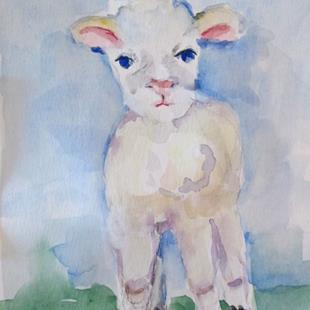 Art: Sheep No. 4 by Artist Delilah Smith