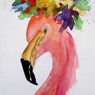 Art: Flamingo No. 33 by Artist Delilah Smith