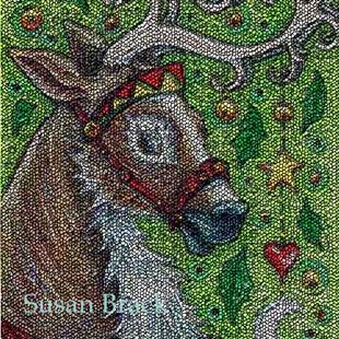Art: BLITZEN Handicraft Pattern by Artist Susan Brack