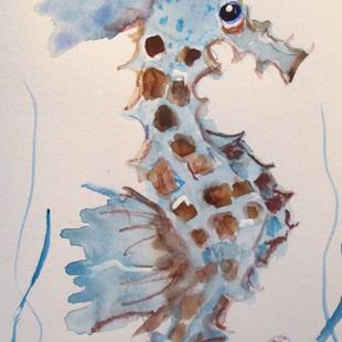 Art: Seahorse No. 8 by Artist Delilah Smith