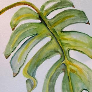 Art: Tropical Leaf No. 2 by Artist Delilah Smith