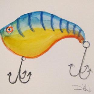 Art: Fishing Lure No. 14 by Artist Delilah Smith