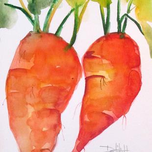 Art: Carrot No 4 by Artist Delilah Smith