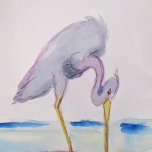 Art: Heron No. 8 by Artist Delilah Smith