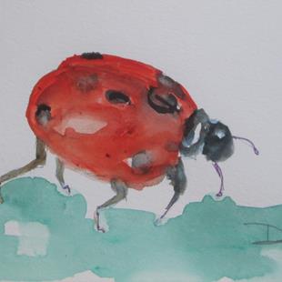 Art: Ladybug No.4 by Artist Delilah Smith