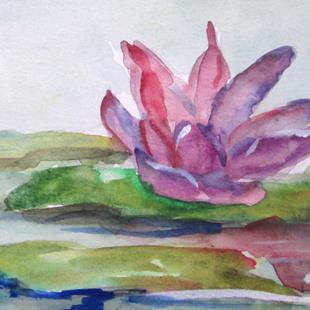 Art: Water Lily by Artist Delilah Smith
