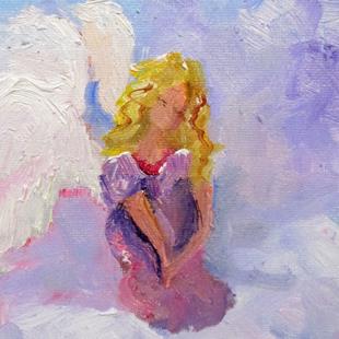 Art: Angel on a Cloud by Artist Delilah Smith
