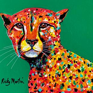 Art: Pop Art Cheetah by Artist Ulrike 'Ricky' Martin