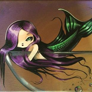 Art: Purple Maid by Artist Nico Niemi